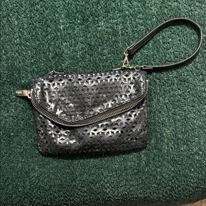HOBO Black Wristlet Clutch/Crossbody
